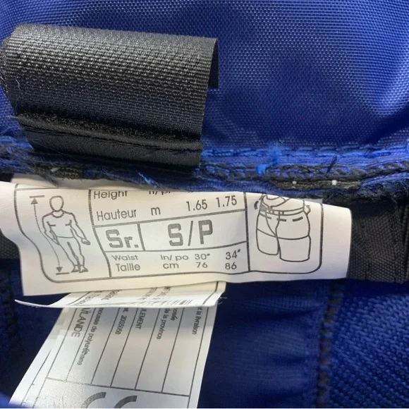 Bauer Supreme TotalOne MX3 Hockey Pant Shell Senior Small Blue 30”-34” - Picture 5 of 6